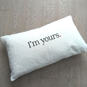 Indigo You're Mine I'm Yours Cushion